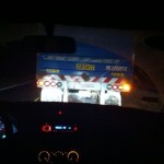 Being towed after running out of gas