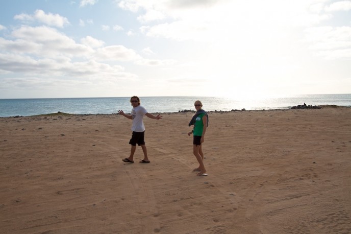 First check at Ponta Preta